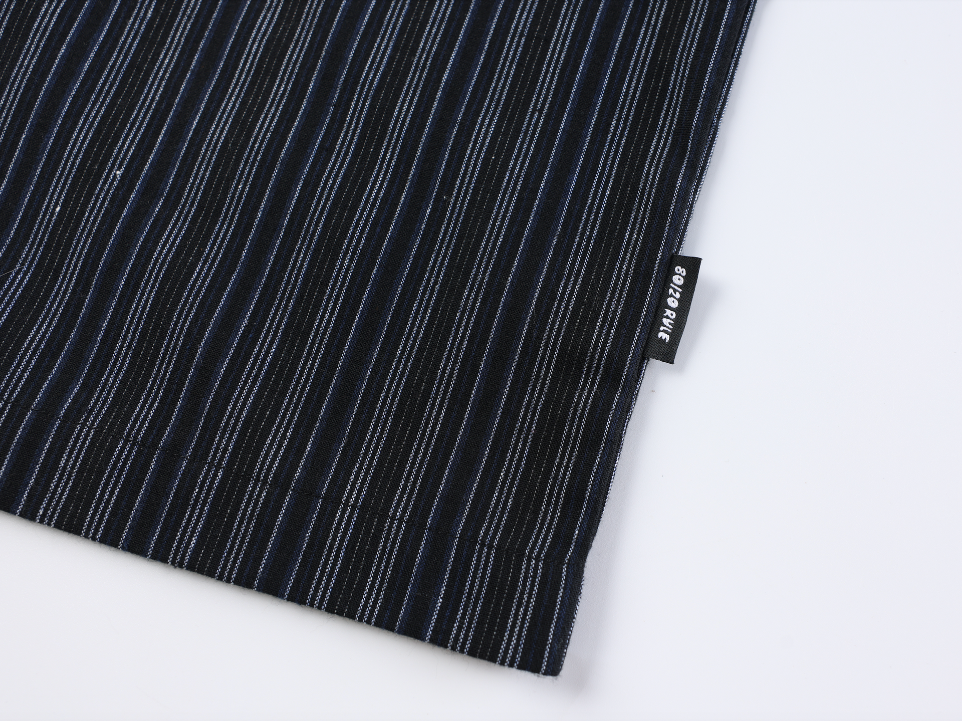 Vintage Striped Graphic Button-Up Shirt