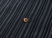 Vintage Striped Graphic Button-Up Shirt