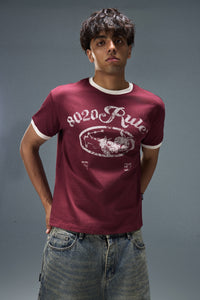 Vintage Graphic Ringer T-Shirt