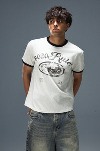 Vintage Graphic Ringer T-Shirt
