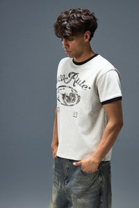 Vintage Graphic Ringer T-Shirt